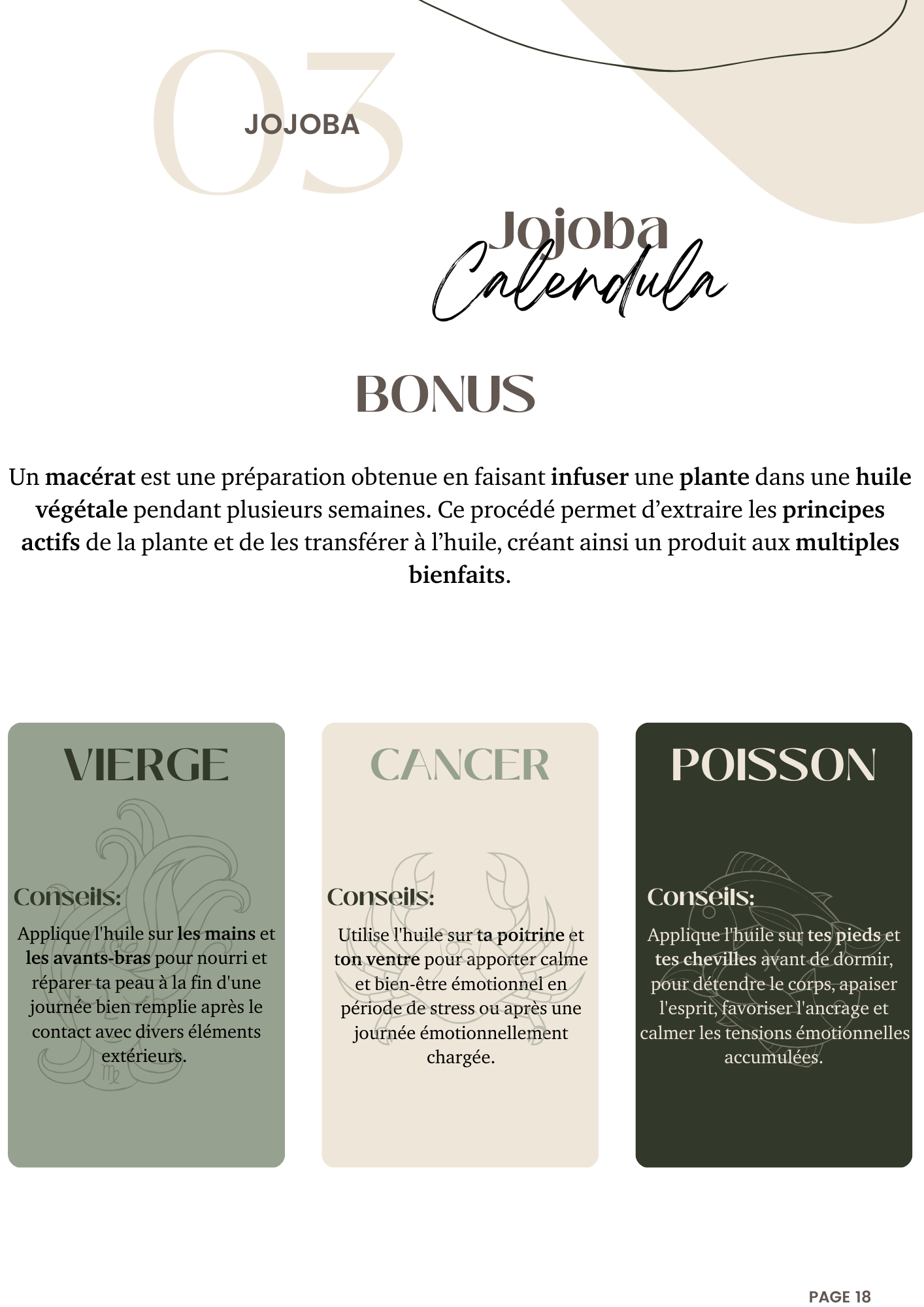 L'HUILE FAITE POUR VOUS