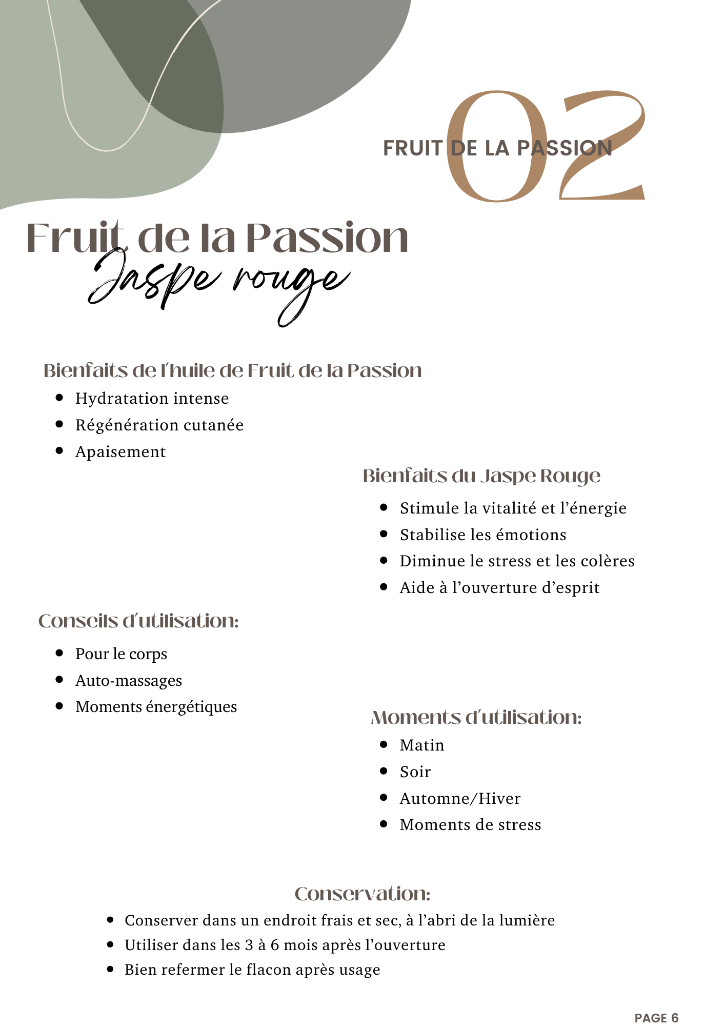 L'HUILE FAITE POUR VOUS