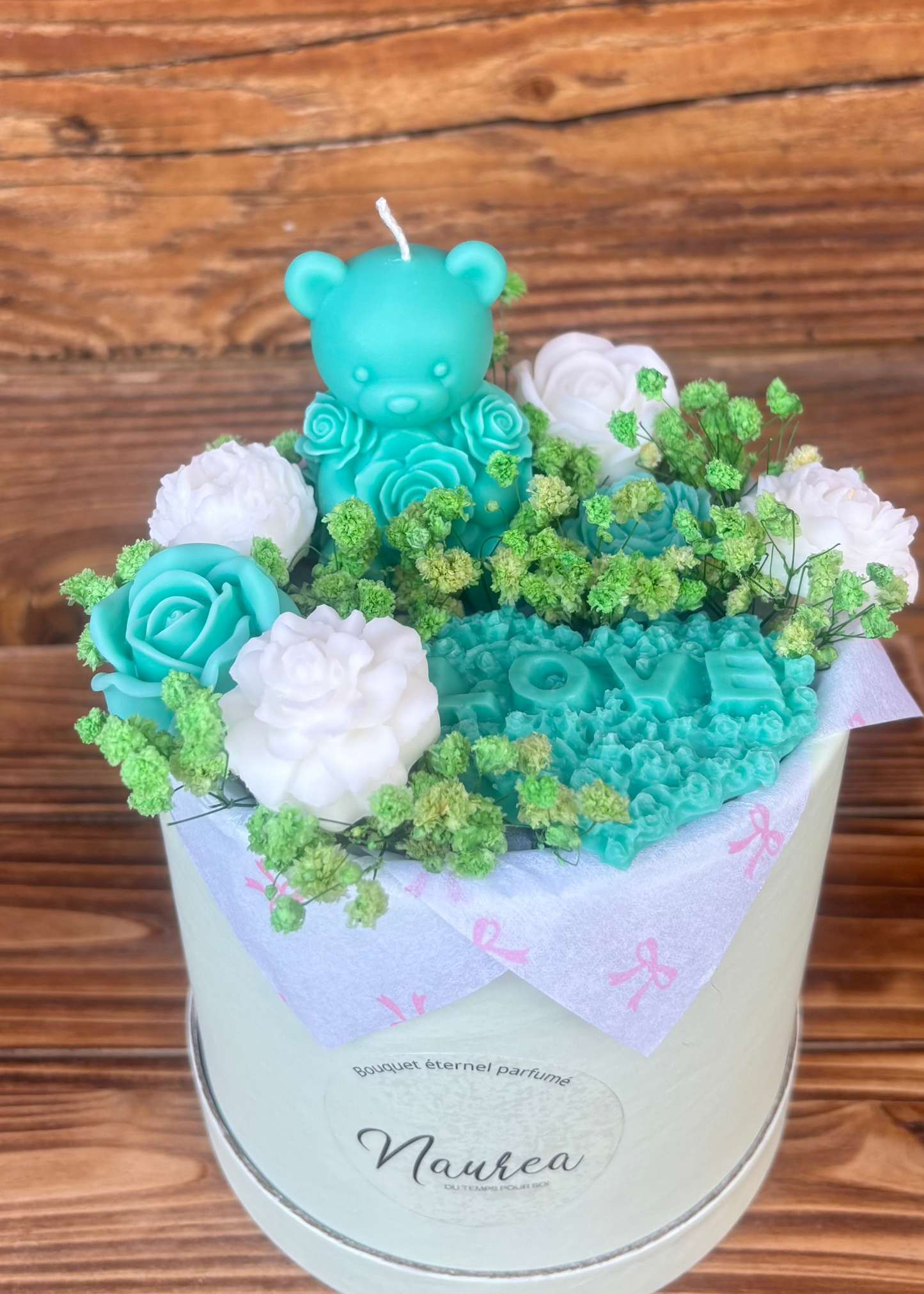 Bouquet éternel parfumé "Love"