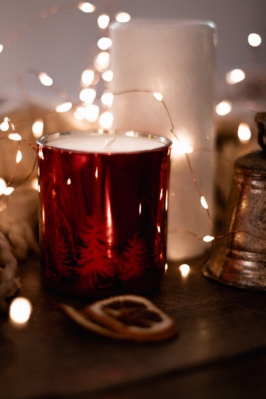 Petit Sapin de Noël Rouge