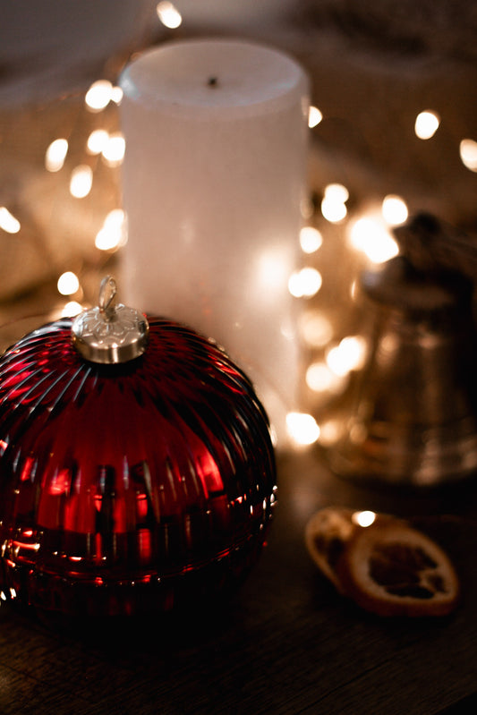 Boule de Noël Rouge