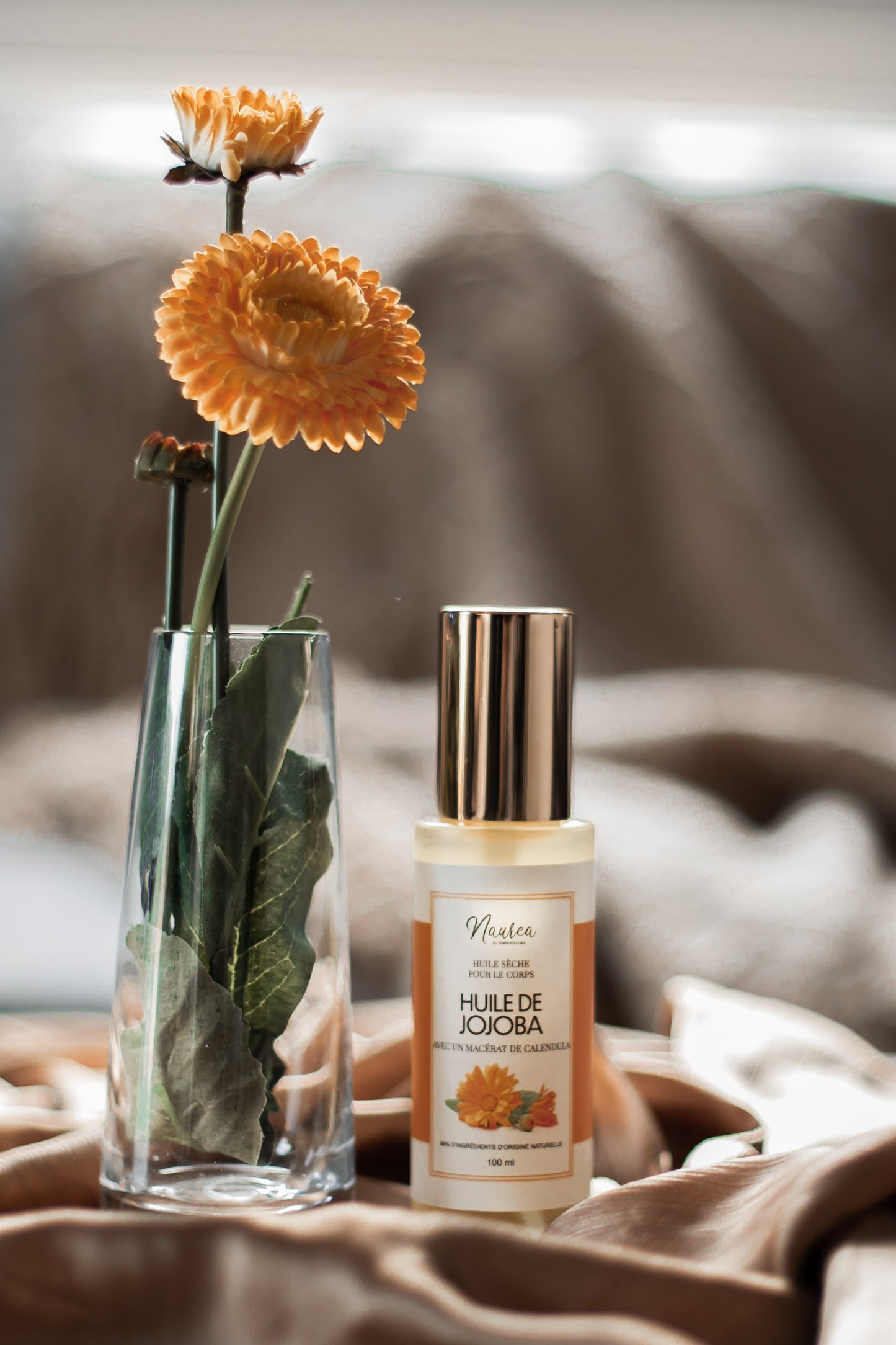 Huile sèche avec un macérât de Calendula