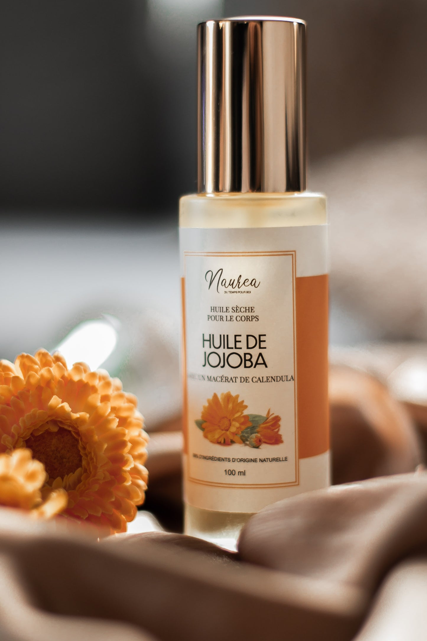 Huile sèche avec un macérât de Calendula