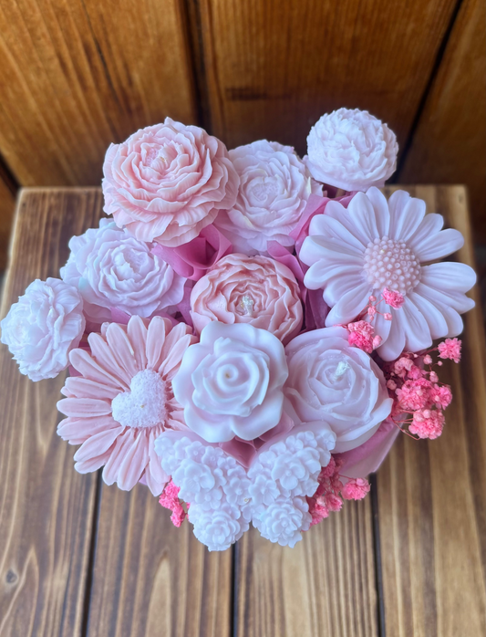 Bouquet éternel parfumé "Monoï Exotique" 🌺