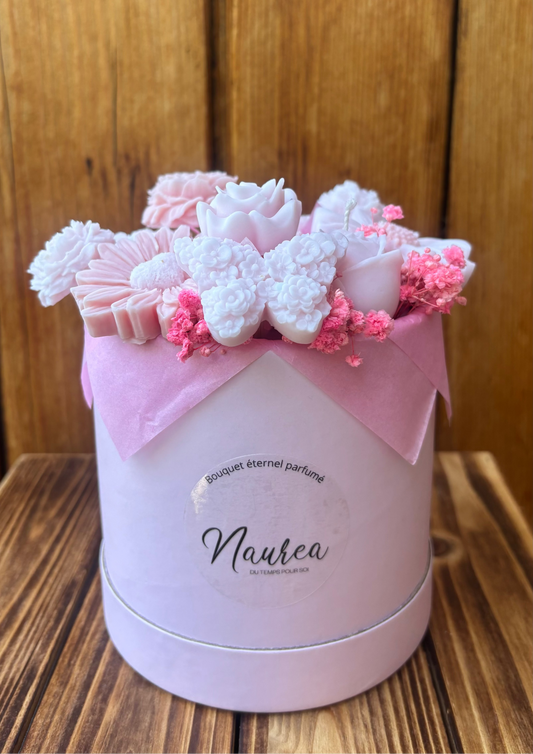 Bouquet éternel parfumé "Monoï Exotique" 🌺