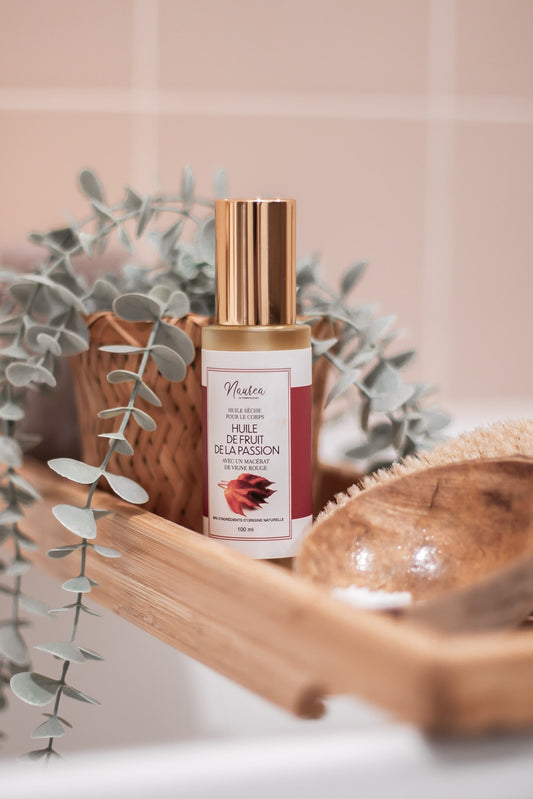 Huile sèche avec un macérât de Vigne rouge