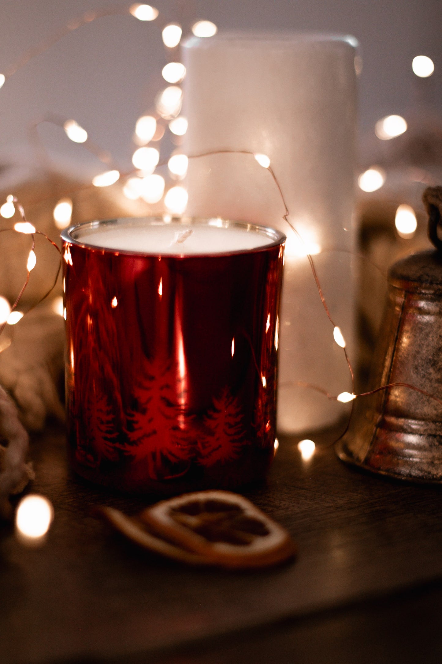 Petit Sapin de Noël Rouge