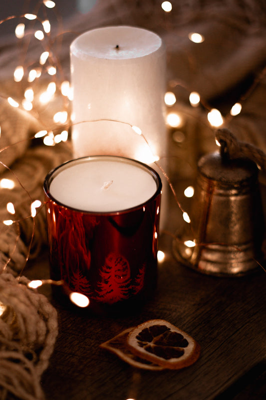 Petit Sapin de Noël Rouge