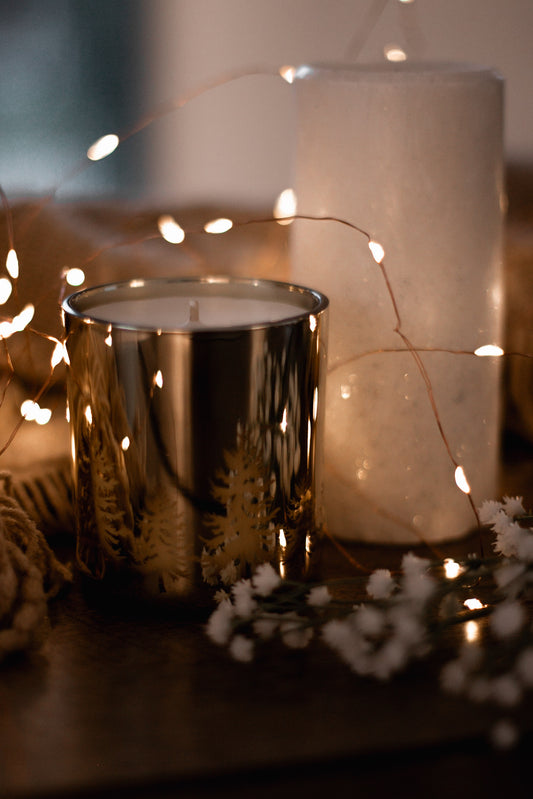 Petit Sapin de Noël Doré