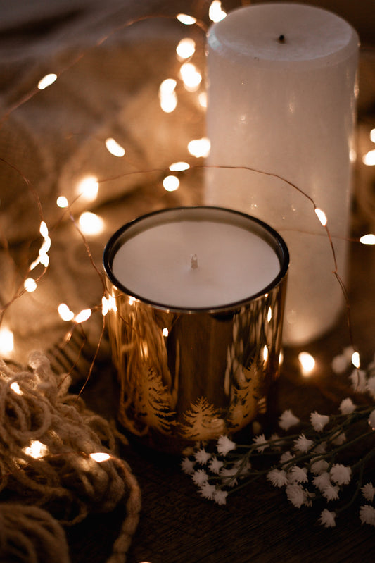 Petit Sapin de Noël Doré