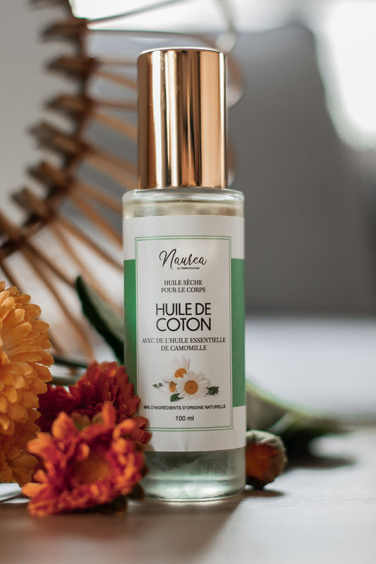 Huile sèche avec de l’huile essentielle de Camomille