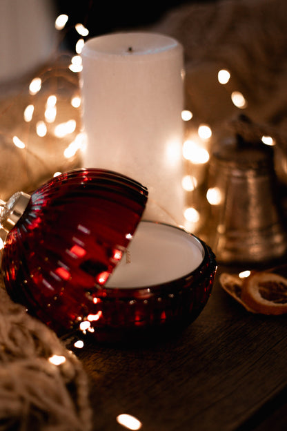 Boule de Noël Rouge