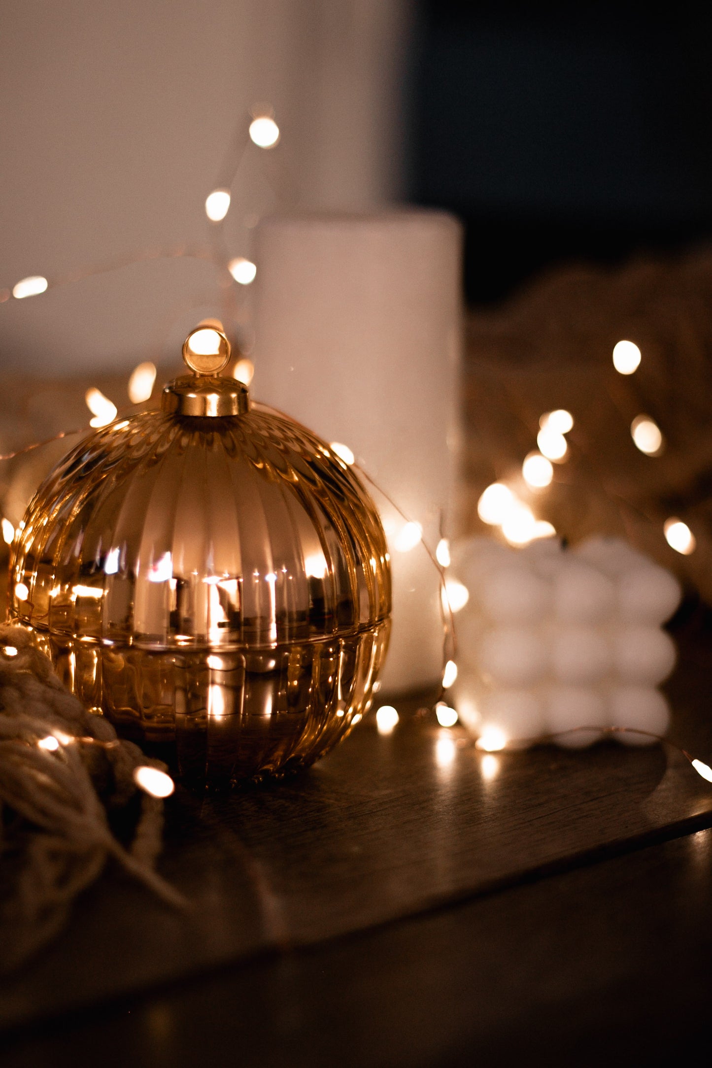 Boule de Noël Dorée