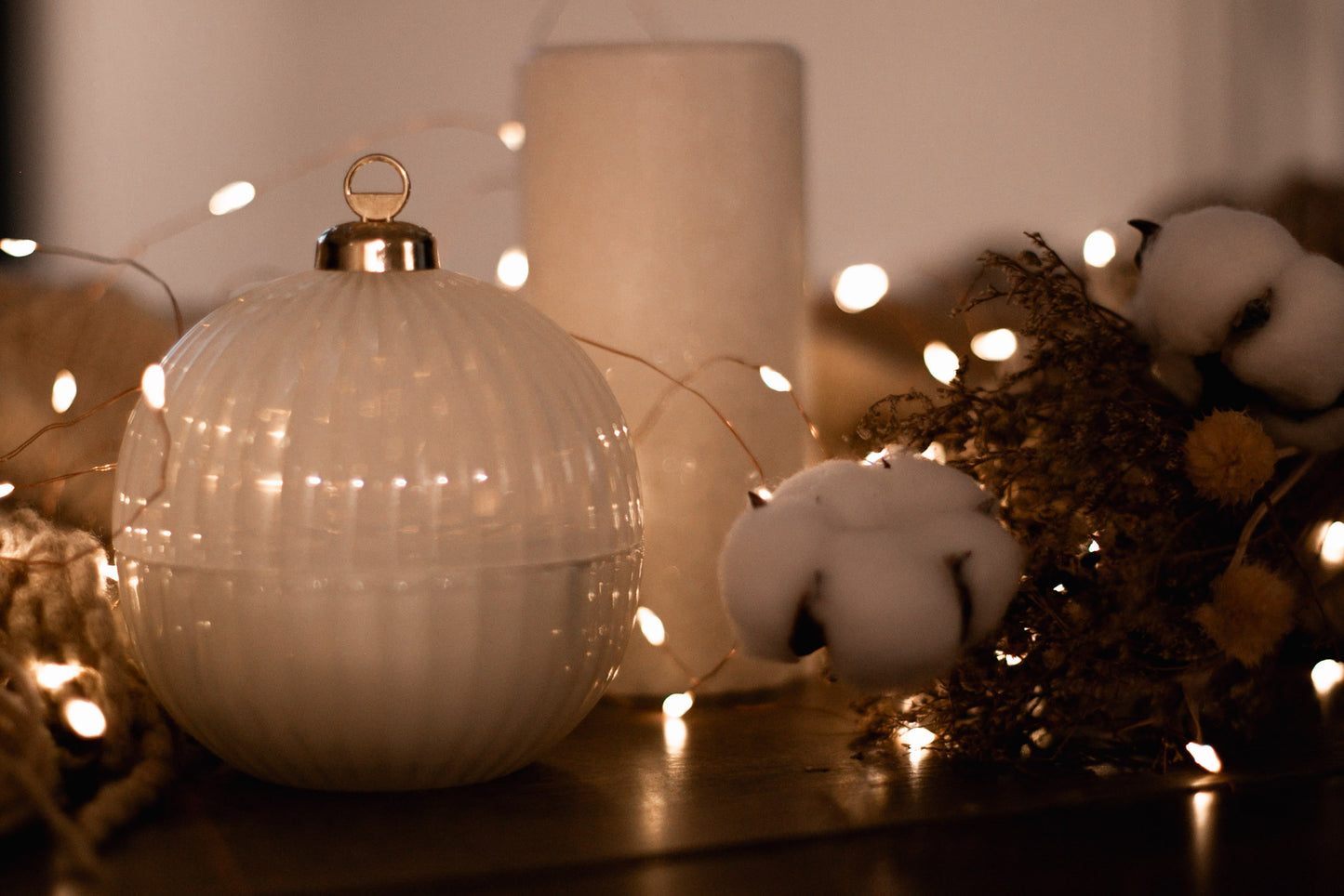 Boule de Noël Blanche