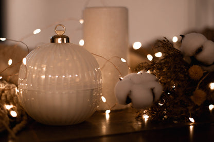 Boule de Noël Blanche