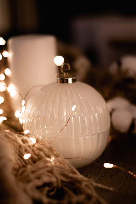 Boule de Noël Blanche