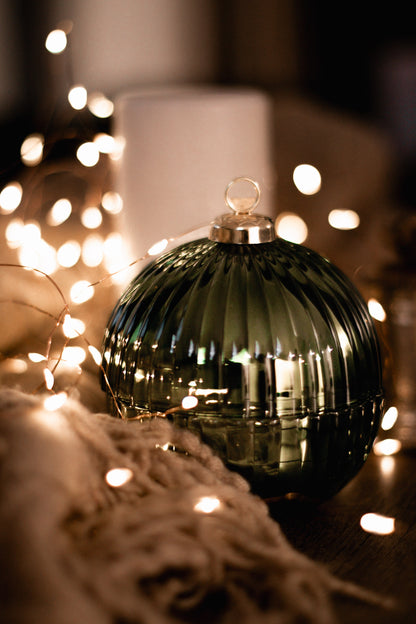 Boule de Noël Verte