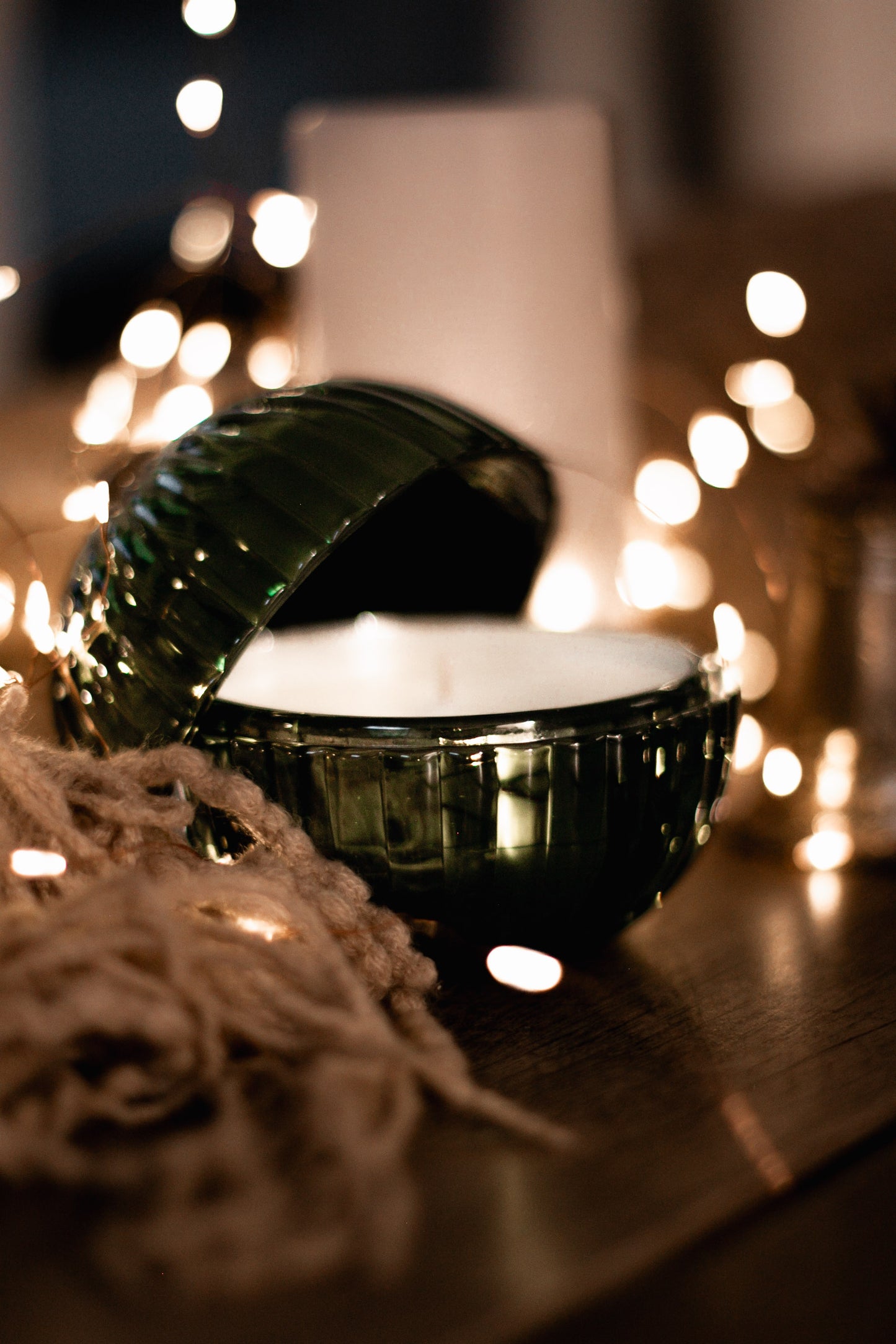 Boule de Noël Verte