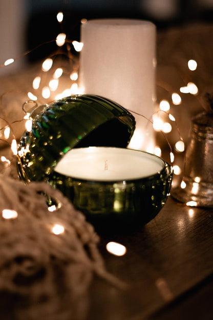 Boule de Noël Verte