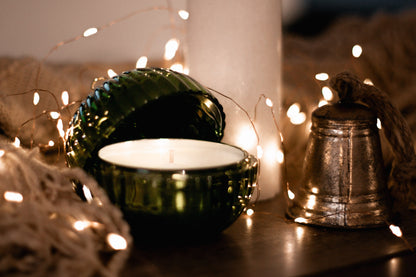 Boule de Noël Verte