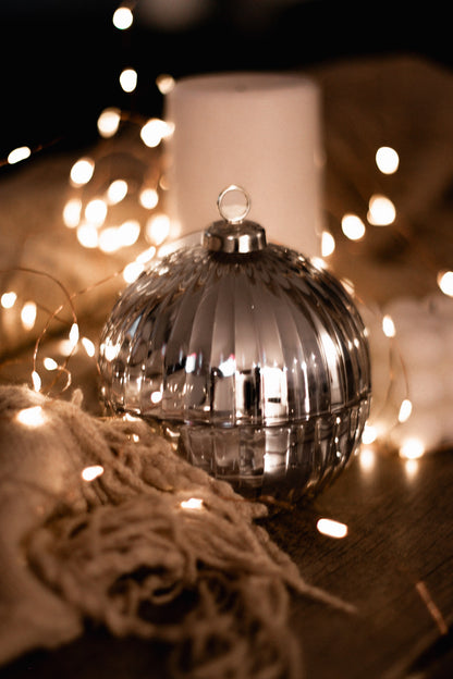 Boule de Noël Argentée