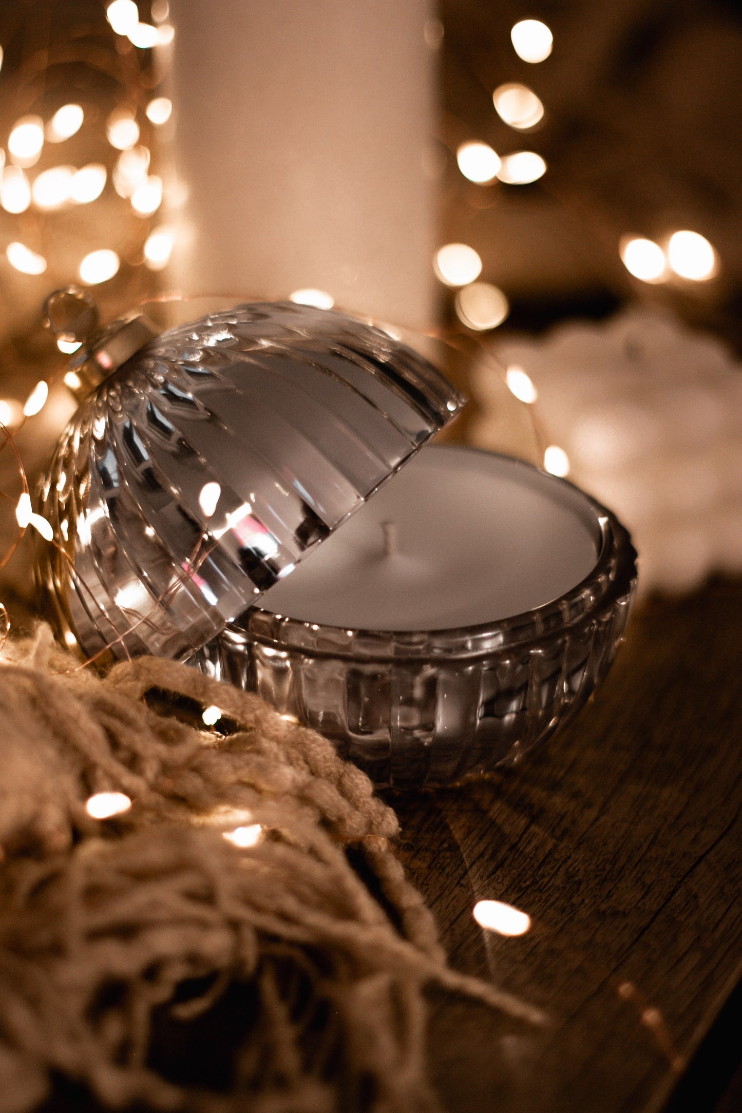 Boule de Noël Argentée